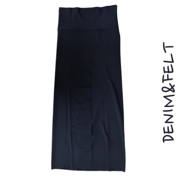 SKIMS Swim Shaping Long Maxi Skirt w/ Slit | Color: Gunmetal | NEW/NWT!! 🩶🩶🩶 - Picture 14 of 14